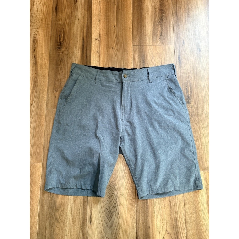 Trunks Multi-Functional Short Men's 34 Heathered Blue 9" Inseam Golf Chino